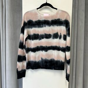 crush. Cashmere Sweater Tye Dye Striped